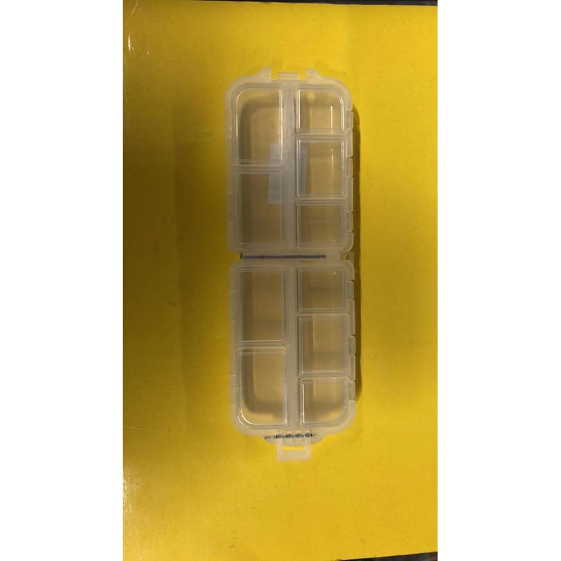 10 Compartment Box For Flies Swivels Etc