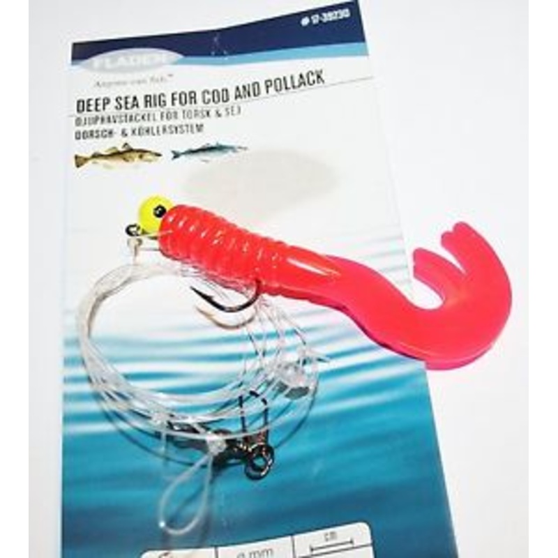 Fladen Deep sea Curly Jig Head Rig  #17-39230