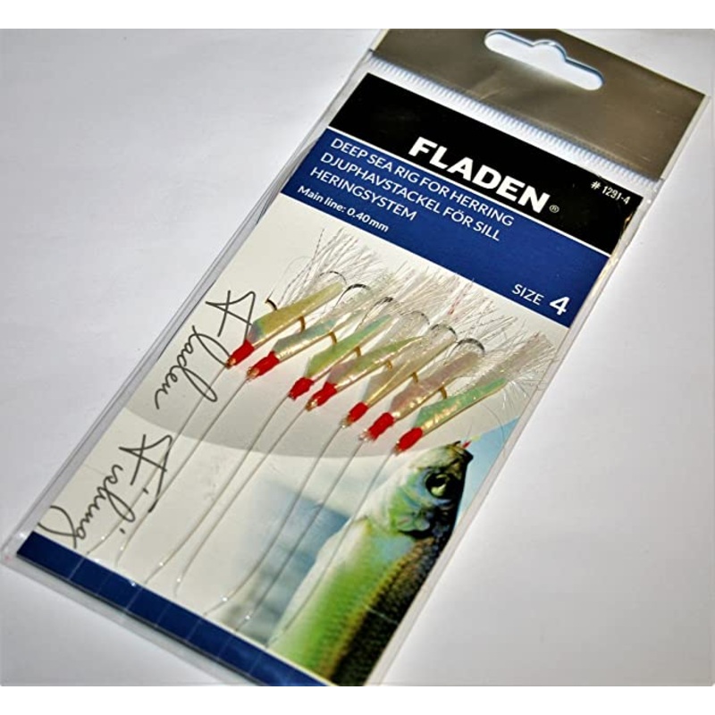 Fladen Deep Sea Sabiki Rig 7 Hook   size 4   #1291-4