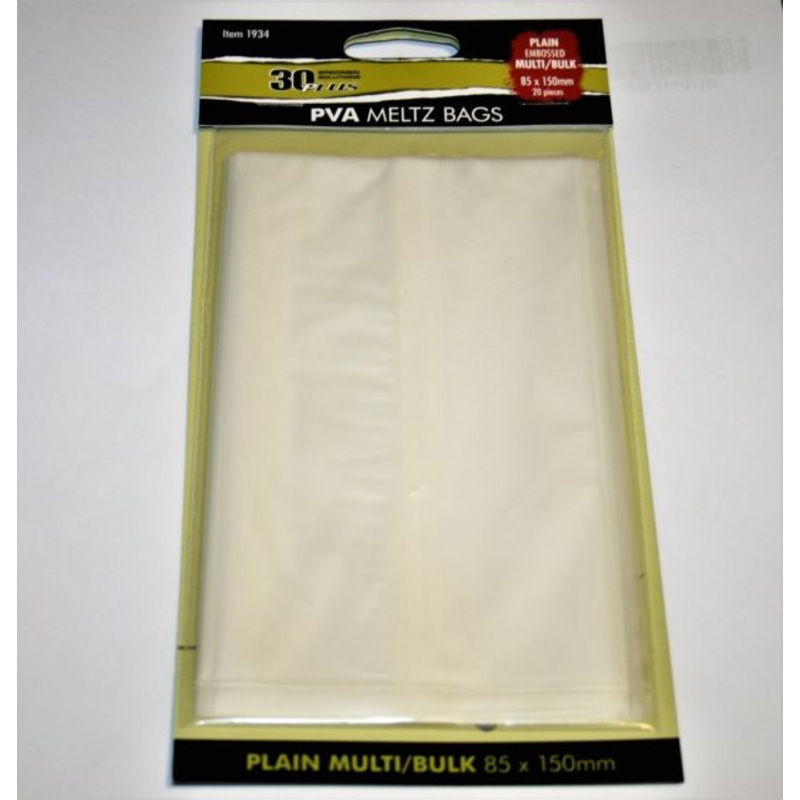 Kodex Meltz PVA Bags 85 x 150 mm Plain Embossed 20 per pack