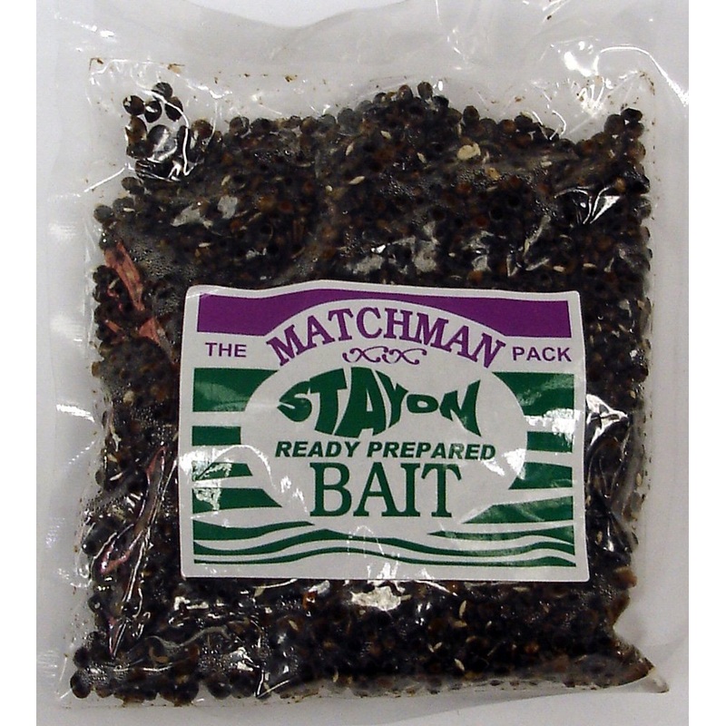 Matchman Stay On bait Aniseed Hemp & Particle Corn