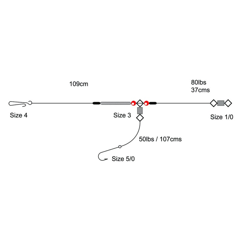 TronixPro 1 Hook Clipped Rig