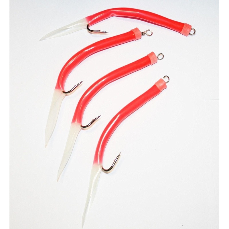 Wiggler Gummi Makk 12/0 Red Glow