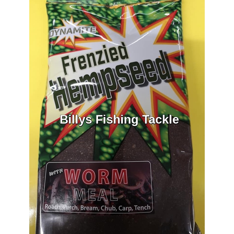 New Dynamite Baits Frenzied Hempseed Caster Worm Ground bait