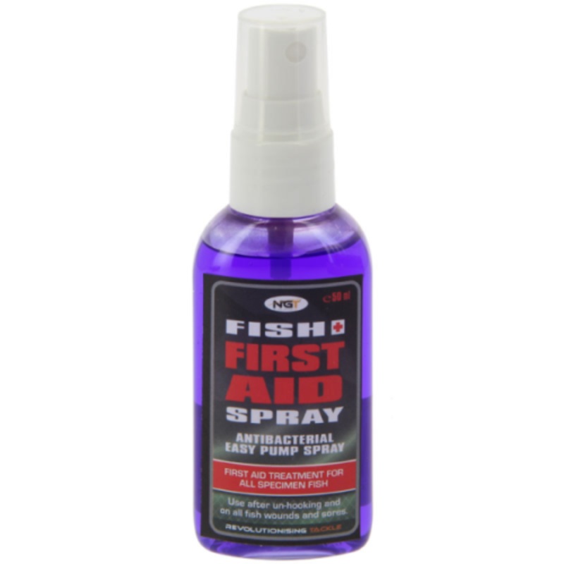 NGT CARP FISHING FISH AID SPRAY ANTISEPTIC ANTIBACTERIAL FIRST AID SPRAY 50ML
