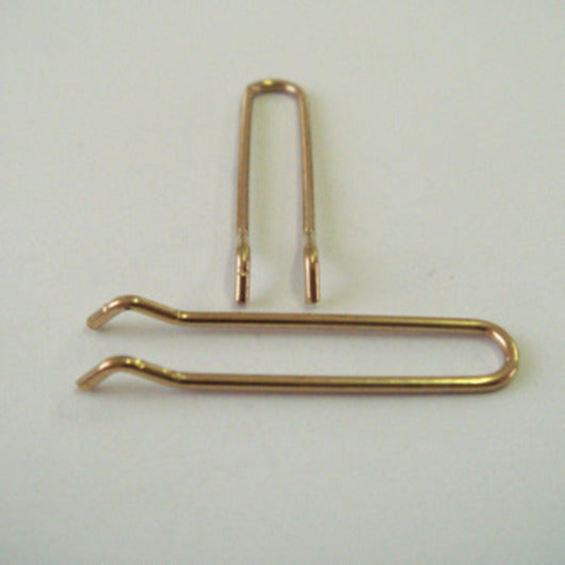 100 Brass Mould Top Loops Clips For Fishing Sinker  Moulds