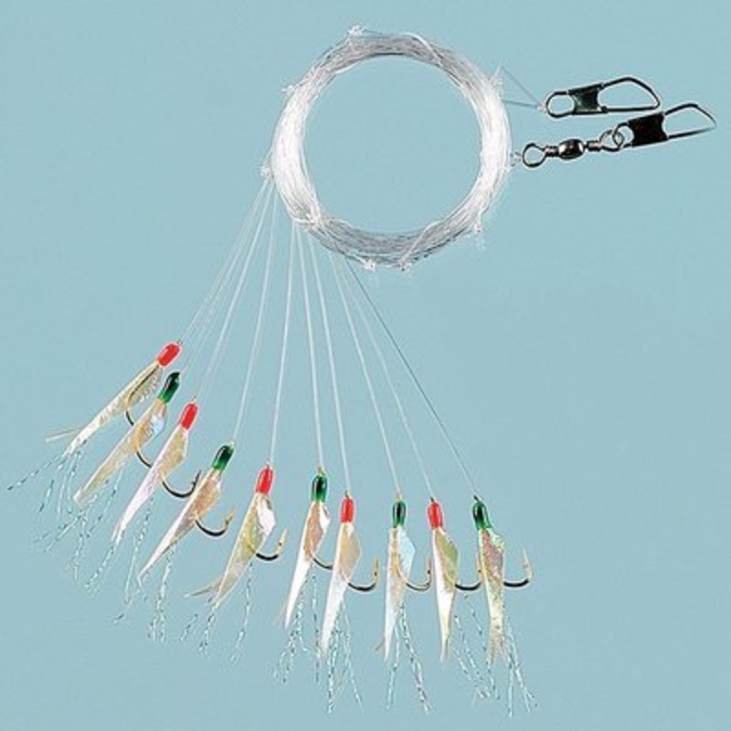 Fladen Daylight Sabiki Sea Rig – 10 Hook Size 4 #1292-7