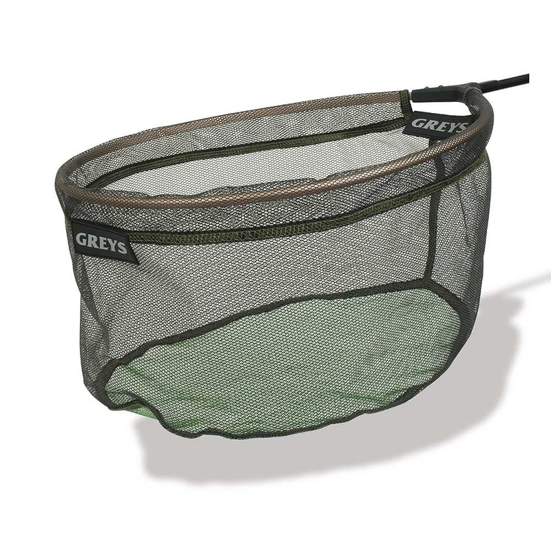 GREYS RUBBER SPOON MICRO MESH NET