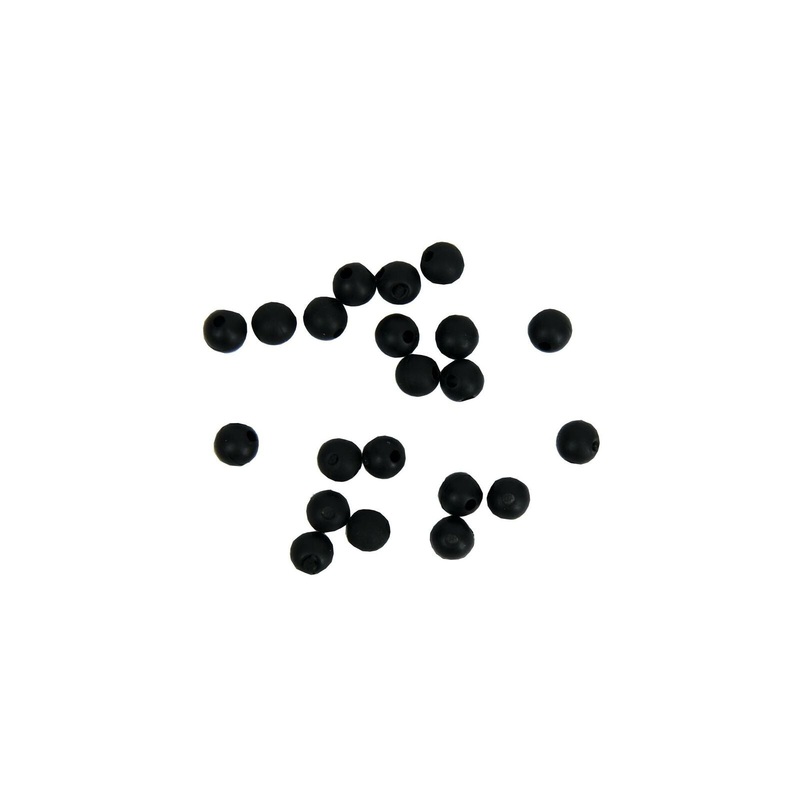 Axia Rubber Beads Black