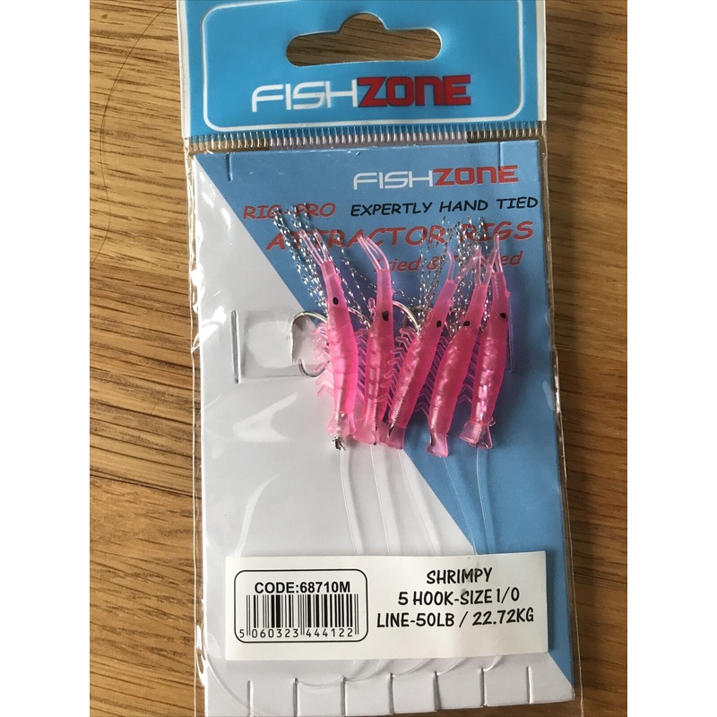 Fishzone Shrimpy 5 hook size 1/0