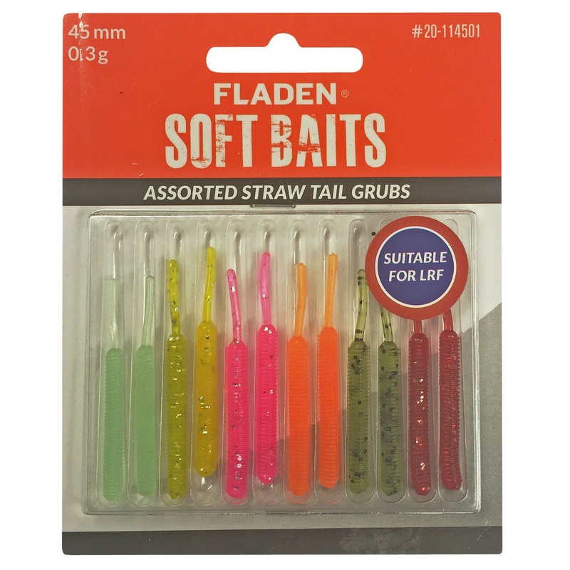 Fladen Assorted Straw Tail Grubs