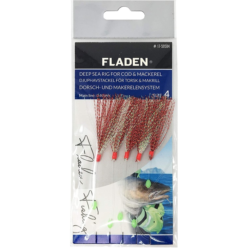 Fladen Sparkling Rig 5 Hook Size 1/0