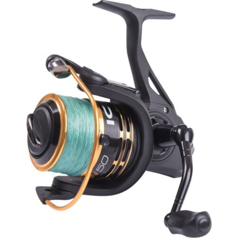 Leeda Icon 40 Spin with18lb Braid / Spinning Fishing Reel