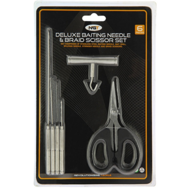 Ngt Deluxe Baiting Needle Set Braid Scissor set