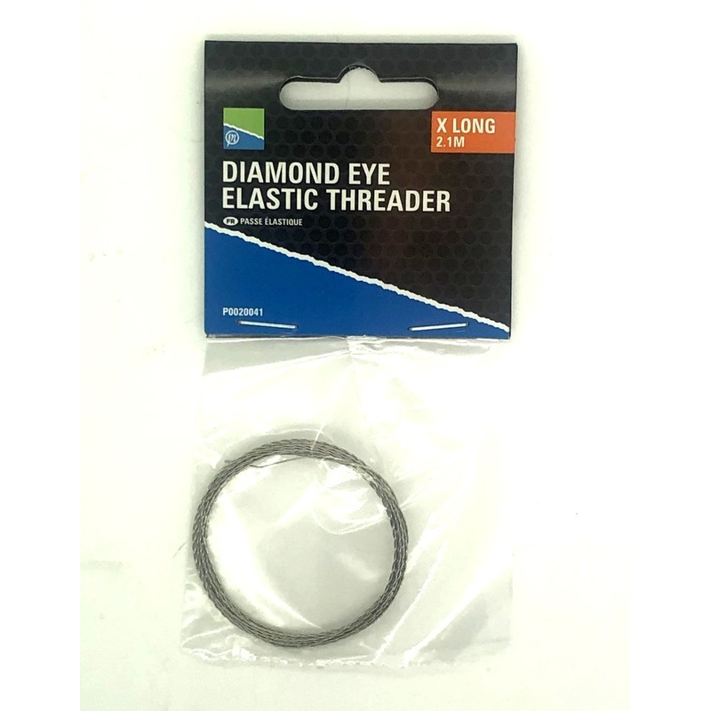 PRESTON INNOVATIONS DIAMOND EYE ELASTIC THREADER X-LONG 2.1m