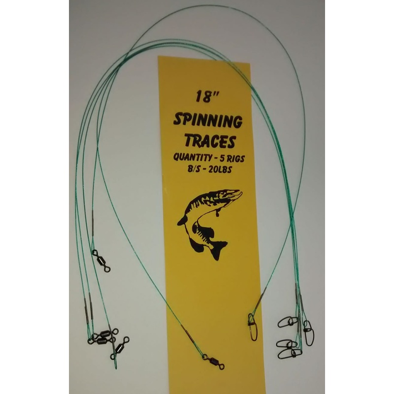 Cjt 18 inch Spinning Traces