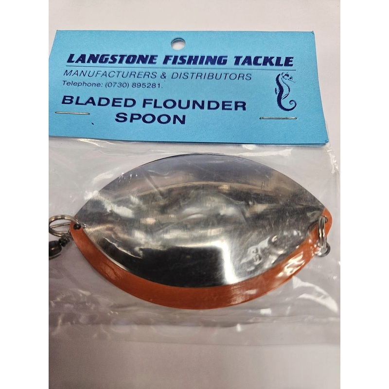 Metal Bladed Flounder Spoon with size 2 hook