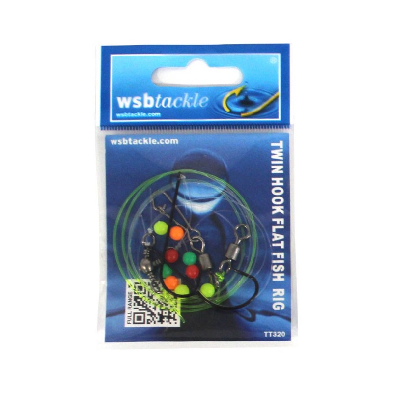 WSB Twin Hook Flat Fish Sea Fishing Flattie Rigs
