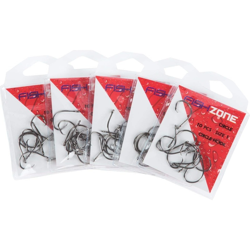 Fishzone Quality High Carbon Steel CIRCLE Sea Fishing Hooks