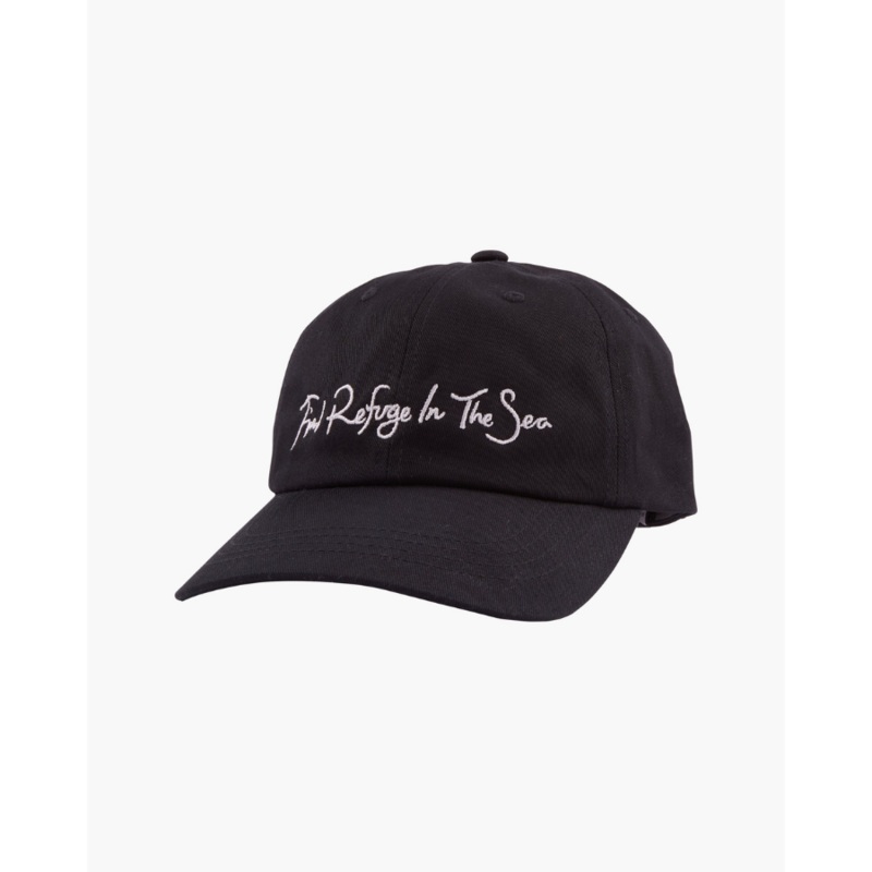 SALTY CREW REFUGE DAD HAT BLACK