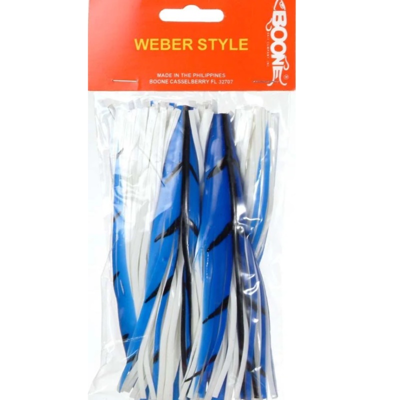 BOONE WEBER STYLE 5 1/2″ TEAL/ WHT 5PK