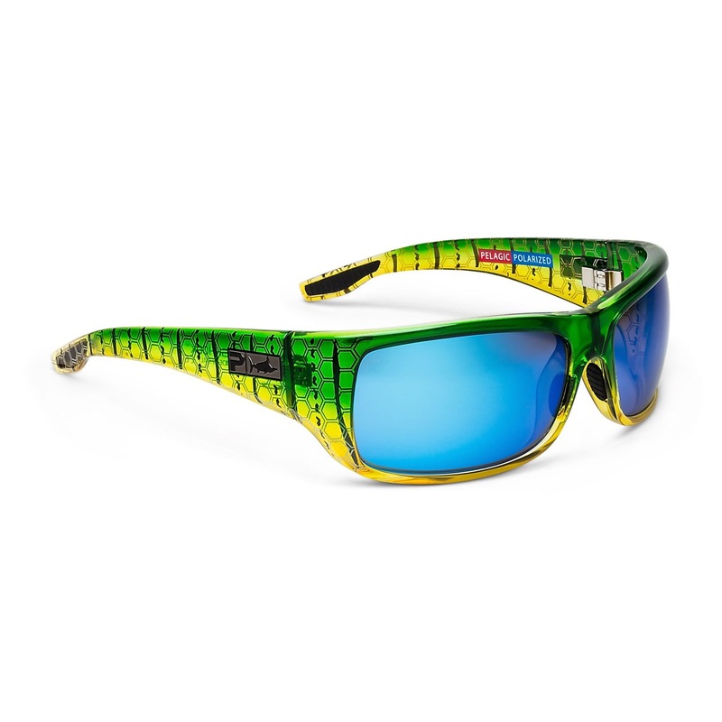 PELAGIC FISH HOOK GLASS POLARIZED SUNGLASSES