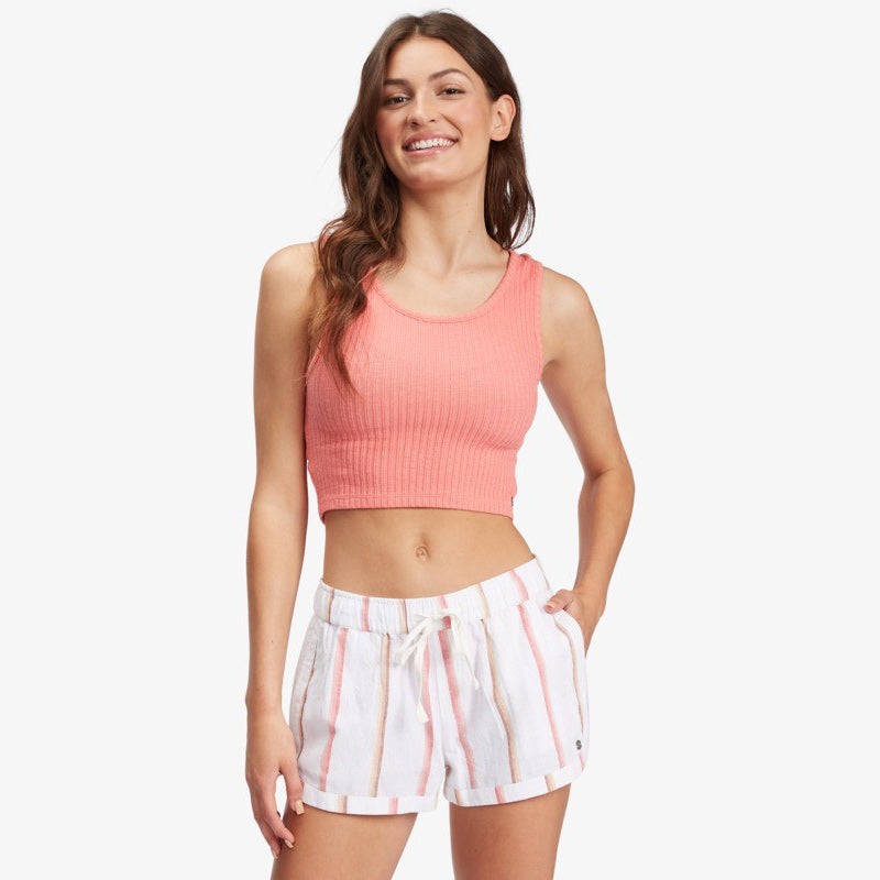 ROXY NEW IMPOSSIBLE LOVE STRIPED SHORTS