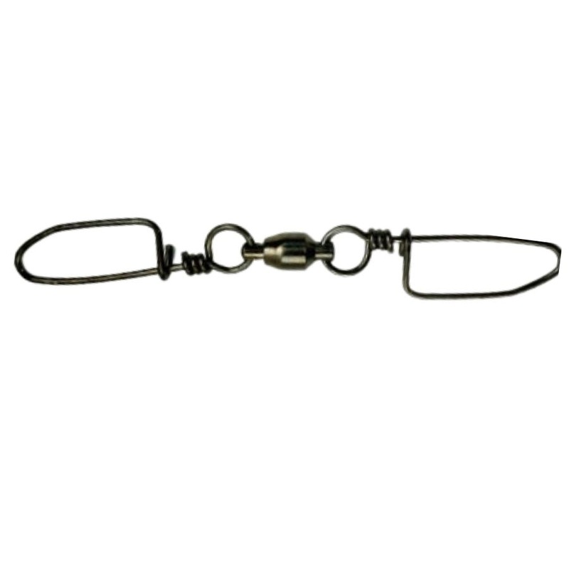 BILLFISHER BALL BEARING DOUBLE SNAP SWIVELS