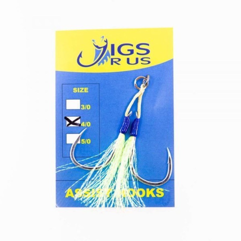 JIGS R US CORDED DUAL ASSIST HOOKS