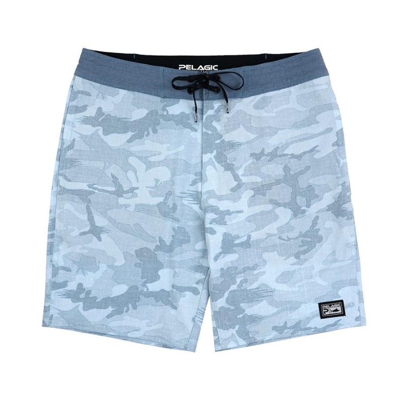 PELAGIC DEEP DROP FISHING SHORTS FISH CAMO