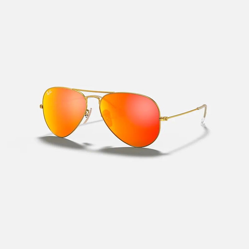 RAY-BAN RB3025 AVIATOR FLASH LENSE POLORIZED SUNGLASSES