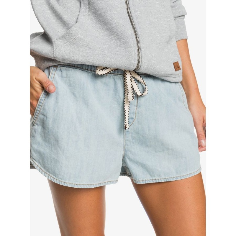 ROXY BACK TO THE BEACH DENIM BEACH SHORTS
