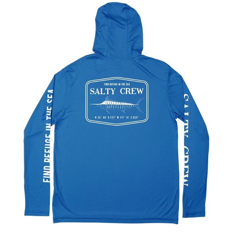 SALTY CREW STEALTH HOOD L/S TECH