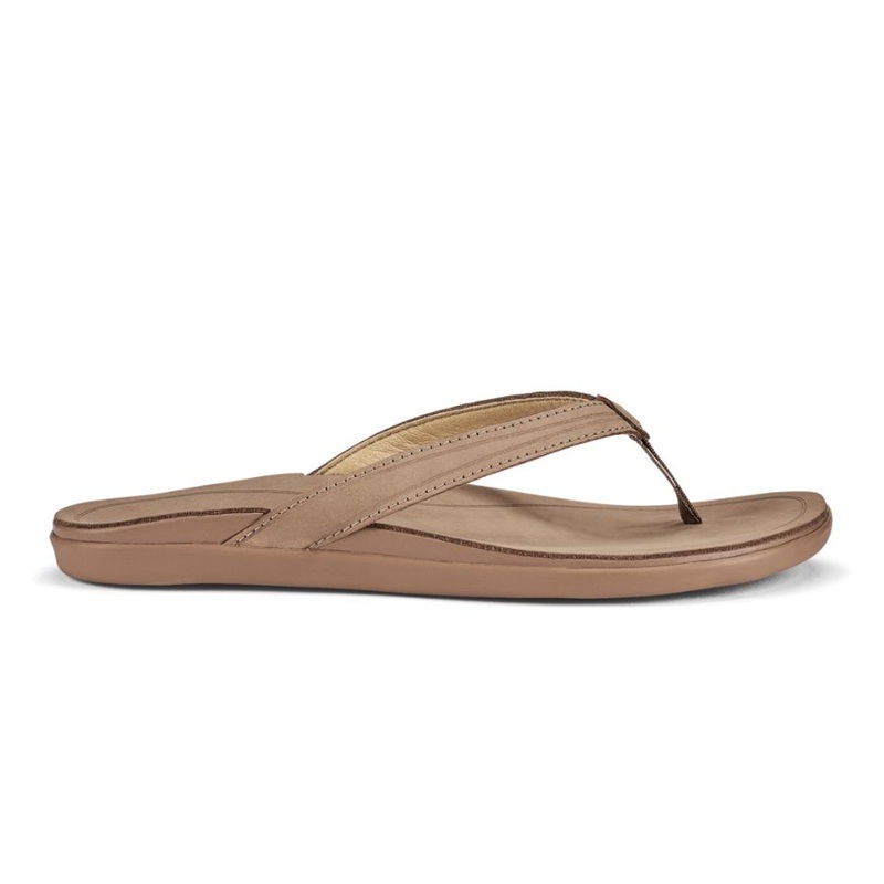 OLUKAI ‘AUKAI LEATHER SANDALS