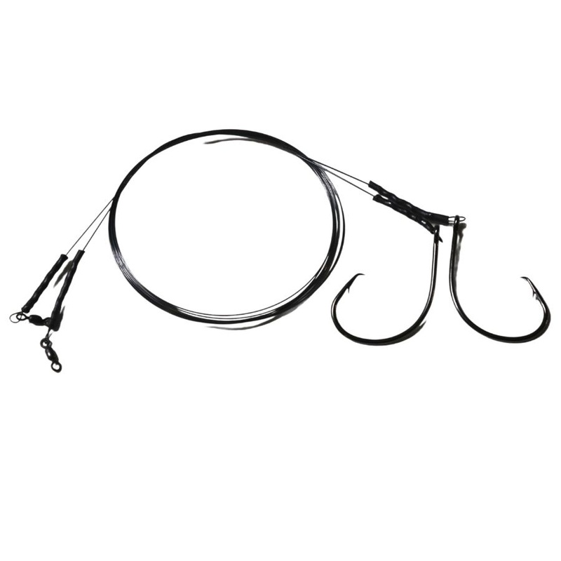 R&R TACKLE CIRCLE HOOK TITANIUM LEADERS 2PK