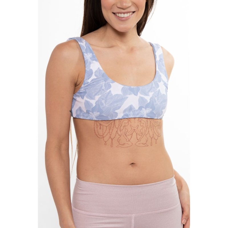 REEL SKIPPER REVERSIBLE BIKINI TOP