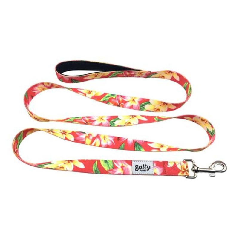 SALTY PAWS DOG LEASH PINK FLORAL
