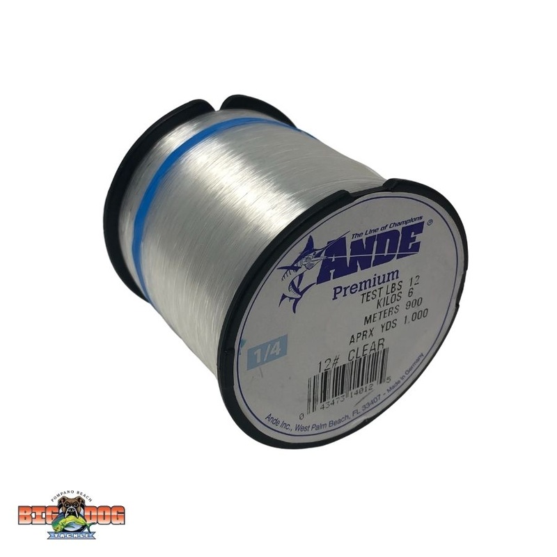 ANDE PREMIUM MONO LINE 1/4LB SPOOL