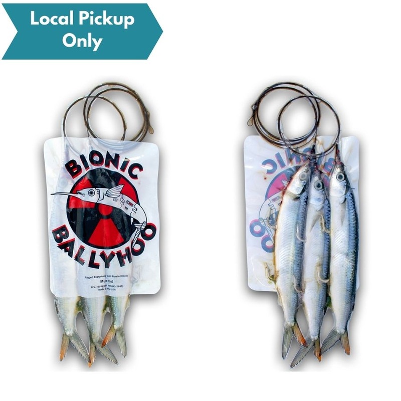 BIONIC BAIT BALLYHOO WIRE DBL HOOK RIGGED 3PK