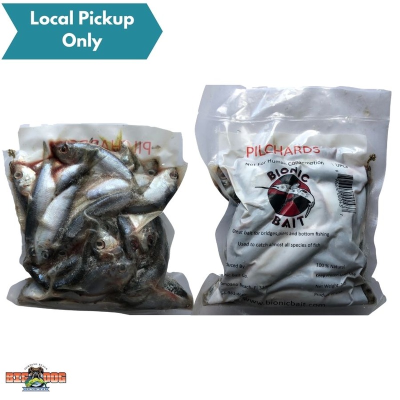 BIONIC BAIT PILCHARDS WHITE BAIT1lb