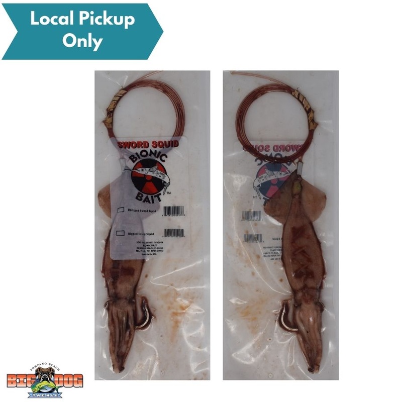 BIONIC BAIT SWORD BAIT SQUID RIGGED DAYTIME