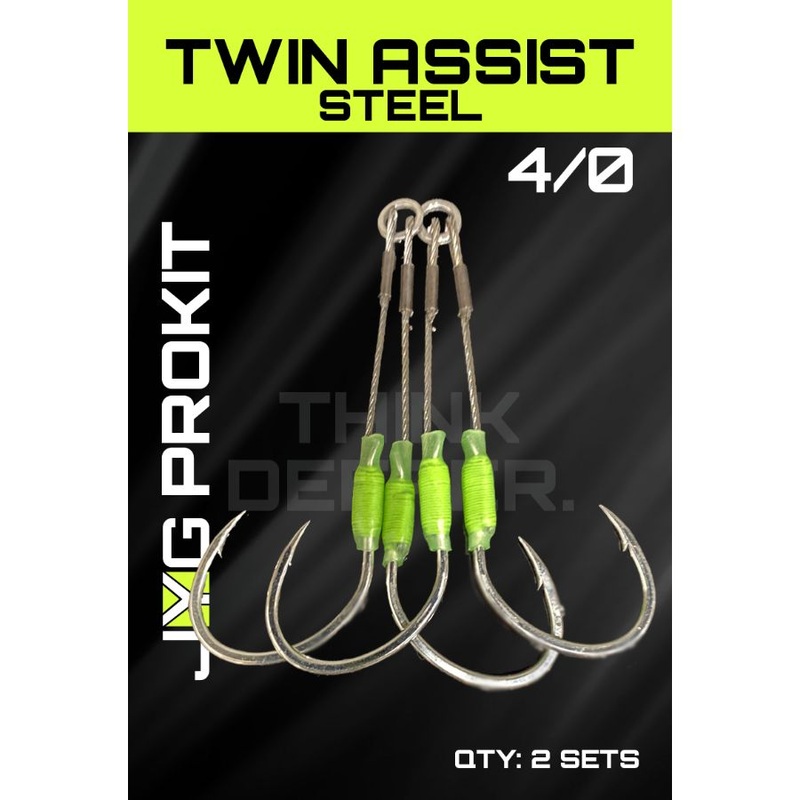 JYG PRO TWIN ASSIST STEEL HOOKS