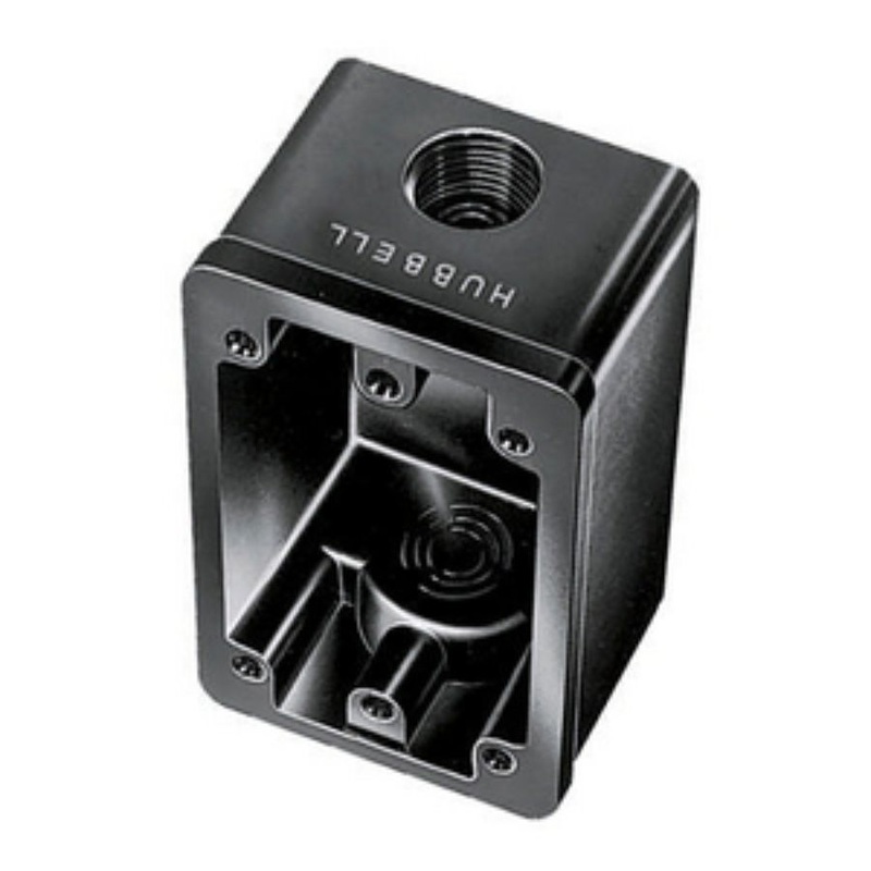HUBBELL WEATHER PROOF BOX BLACK HBL6080OS