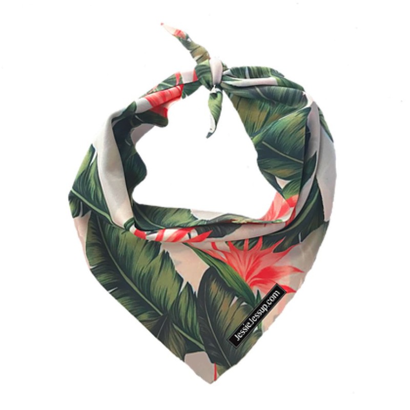 JESSIE JESSUP DOG BANDANA BIRD OF PARADISE