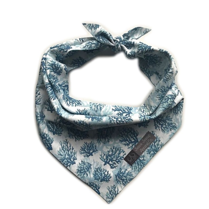 JESSIE JESSUP DOG BANDANA CORAL REEF