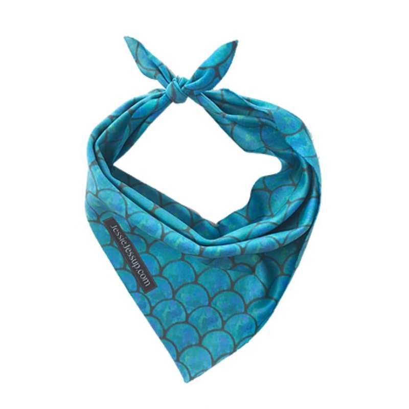 JESSIE JESSUP DOG BANDANA MERMAID