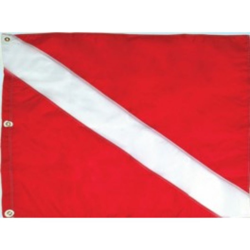 MARINE SPORTS DIVE FLAG W/ STIFFENER 20″ X 24″
