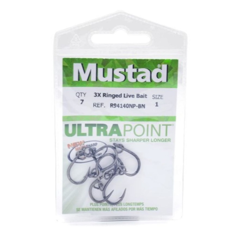 MUSTAD LIVE BAIT HOOK WITH ACTION RING R94140NP