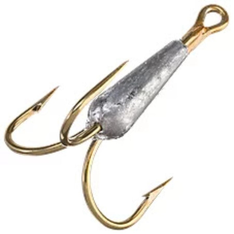 MUSTAD TREBLE HOOK WEIGHTED 3551W40Z