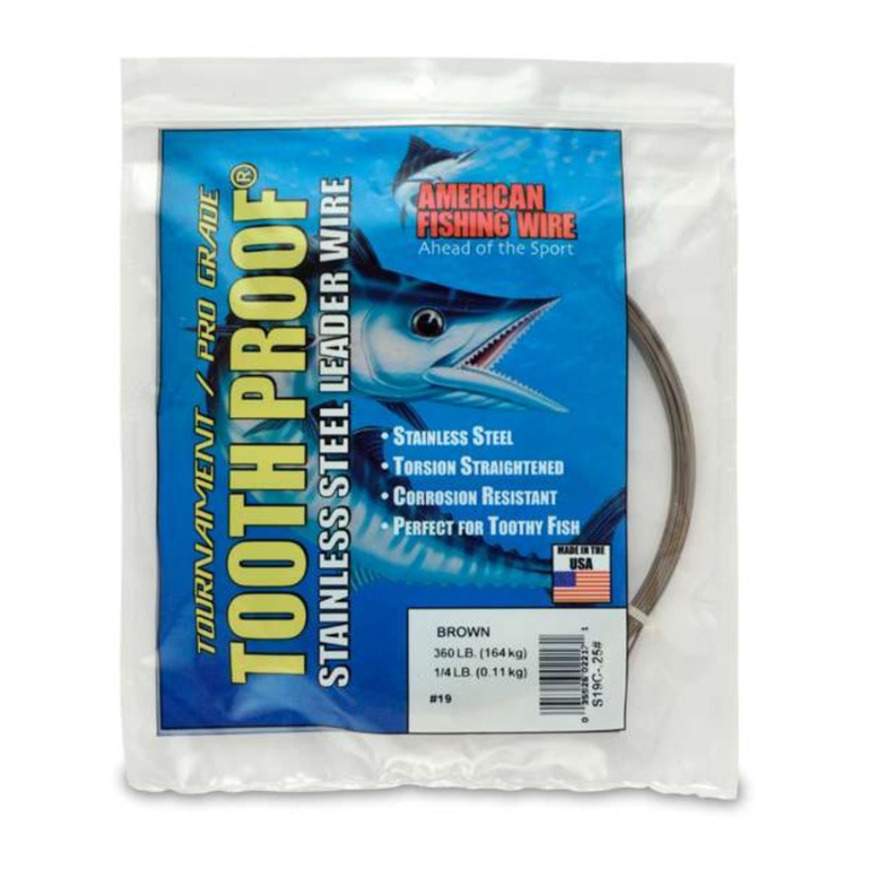 AFW TOOTH PROOF WIRE CAMO BROWN 1/4LB